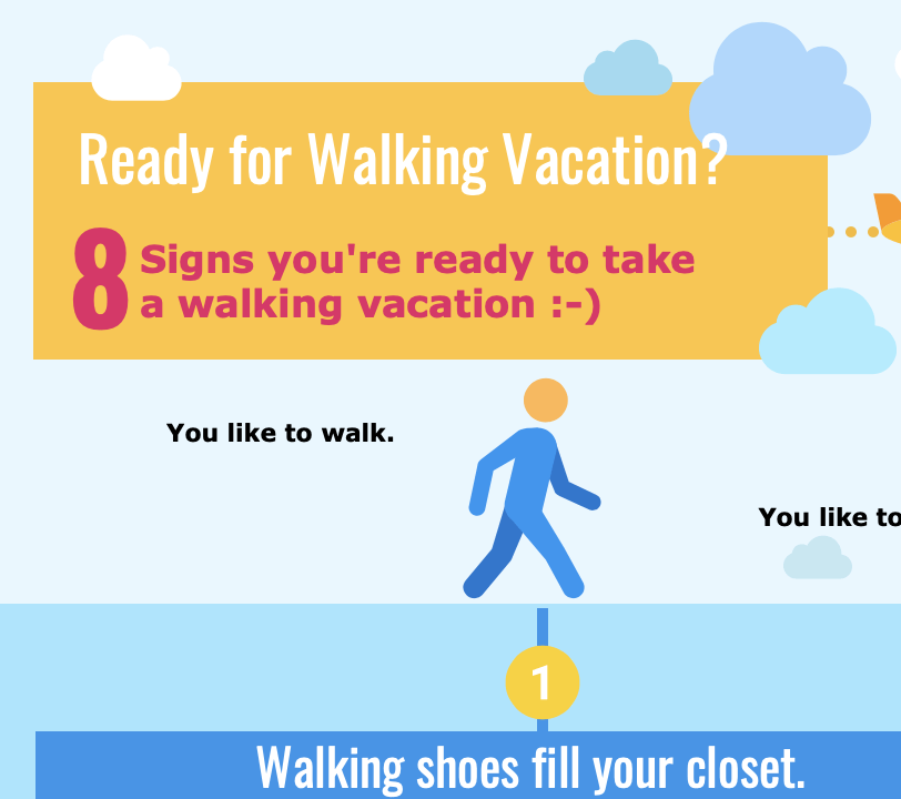 8 Signs You’re Ready Walking Vacation