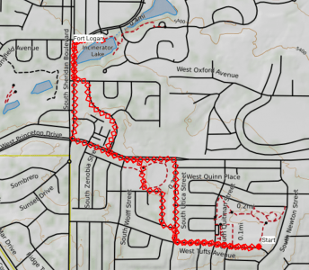 Fort Logan Neighborhood Denver Walk Hike - Denver By Foot